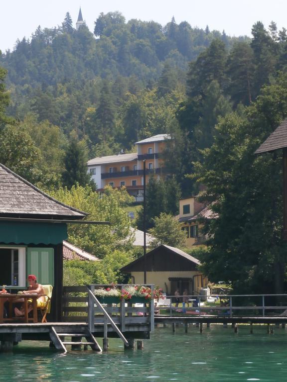 Ferienpension Garni Hubert Rigelnik Sankt Kanzian am Klopeiner See Exteriör bild