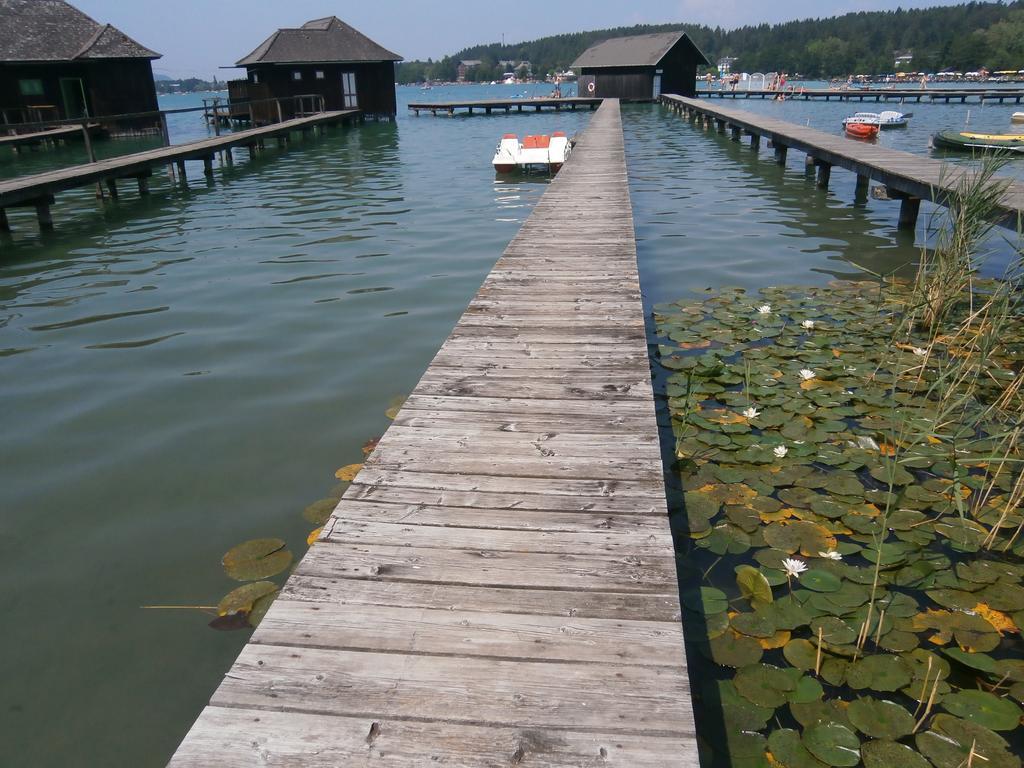 Ferienpension Garni Hubert Rigelnik Sankt Kanzian am Klopeiner See Exteriör bild