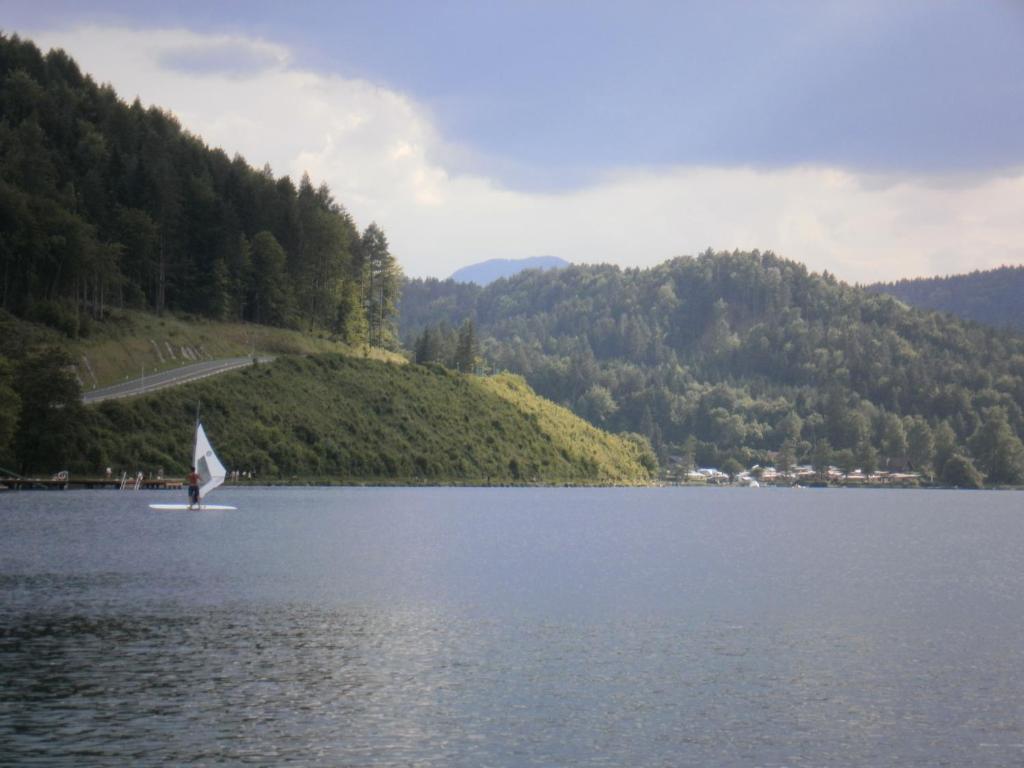 Ferienpension Garni Hubert Rigelnik Sankt Kanzian am Klopeiner See Exteriör bild
